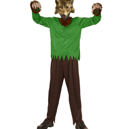 Widmann SRL Weerwolf pakken met masker