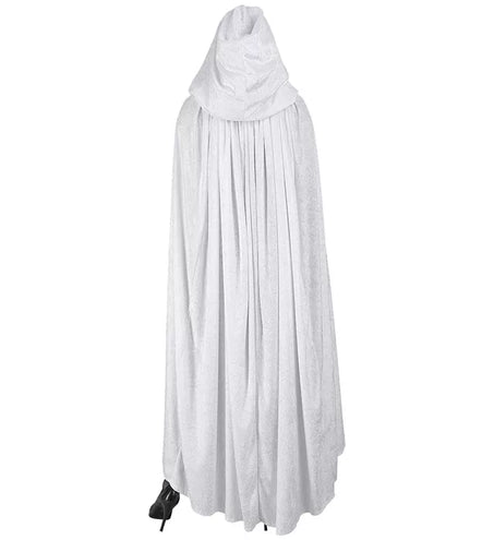 Widmann SRL Wit fluwelen cape met kap 140cm Bente