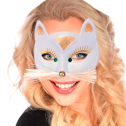 Widmann SRL Wit oogmasker kat