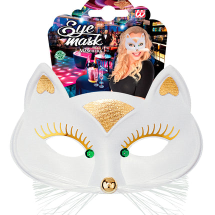 Widmann SRL Wit oogmasker kat