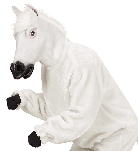 Widmann SRL Wit paarden masker voor party's