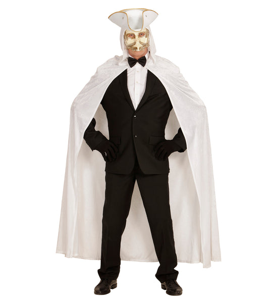 Widmann SRL Witte cape luxe 150cm