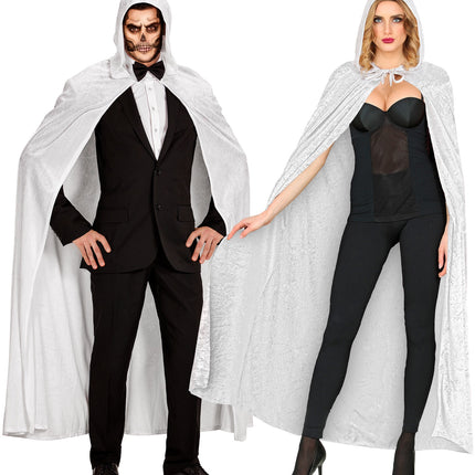 Widmann SRL Witte cape luxe 150cm