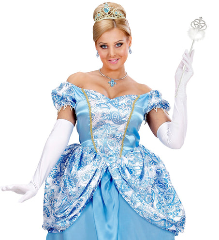 Widmann SRL Witte feeënstaf met marabou