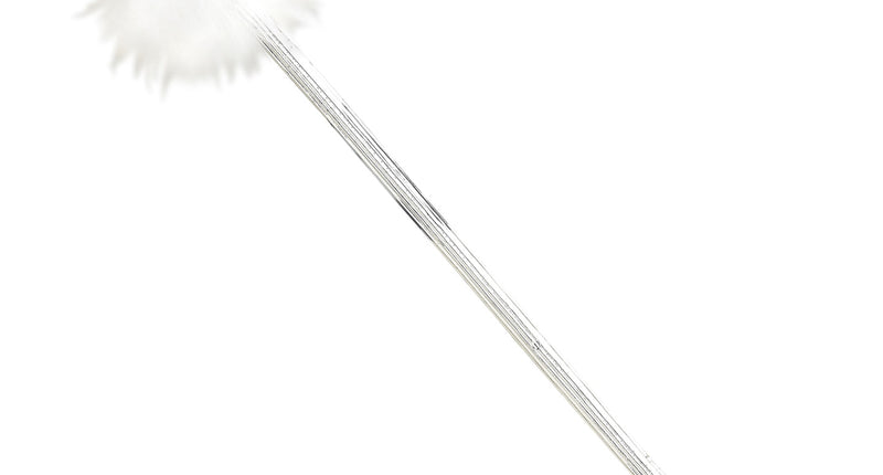 Widmann SRL Witte feeënstaf met marabou