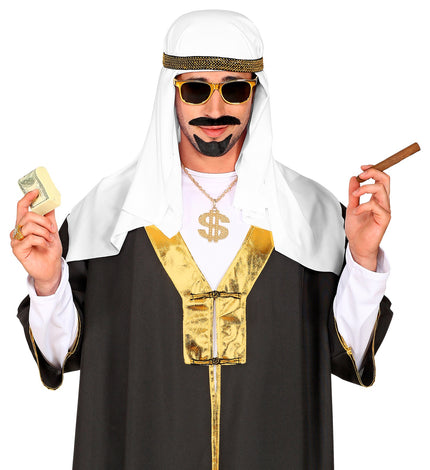 Widmann SRL Witte hoofdband sjeik