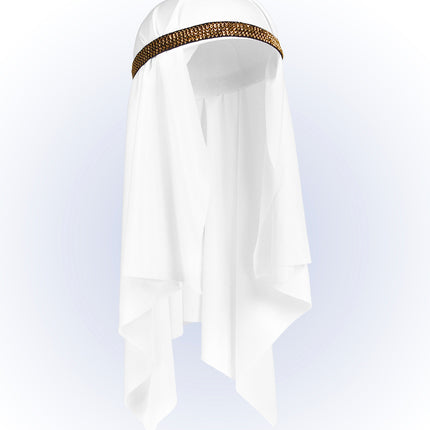 Widmann SRL Witte hoofdband sjeik