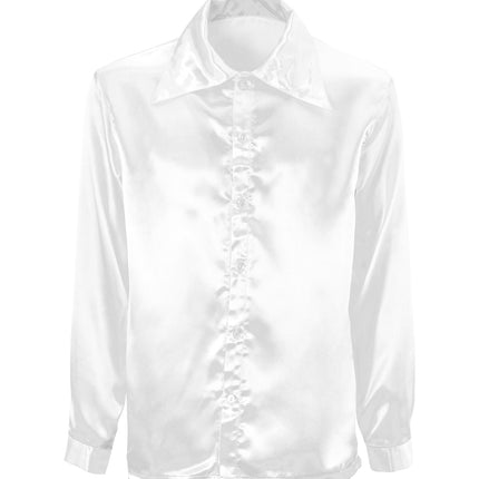 Widmann SRL Witte jaren 70 Disco show blouse