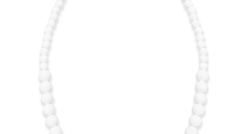 Widmann SRL Witte ketting met kralen