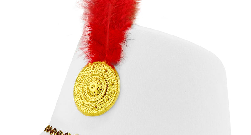 Widmann SRL Witte majorette hoed kind