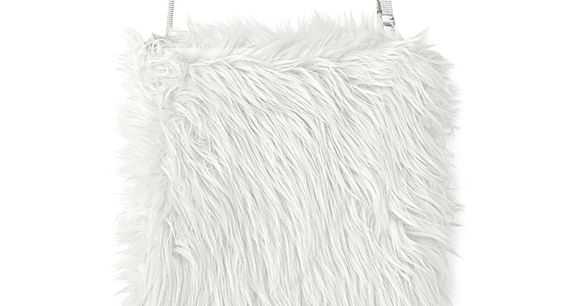 Widmann SRL Witte pluche handtas