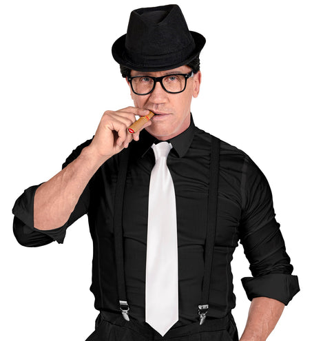 Widmann SRL Witte stropdas unisex