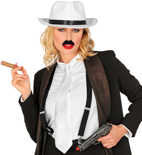 Widmann SRL Witte stropdas unisex