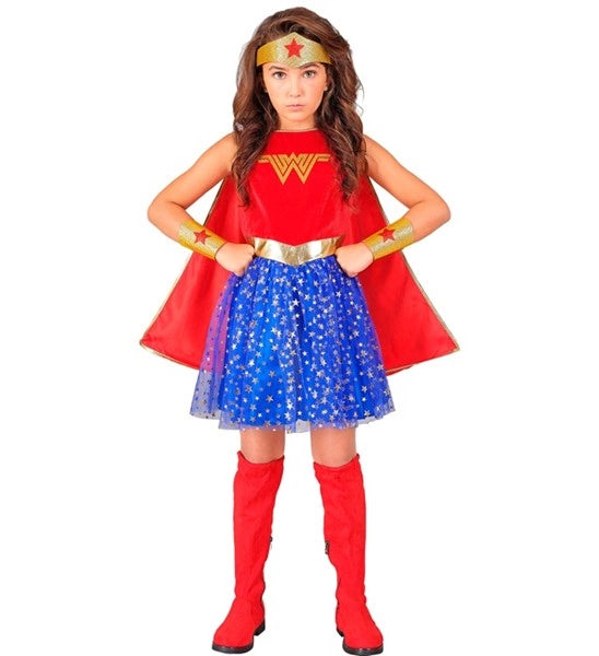 Widmann SRL Wonder girl kostuum Mees kinderen