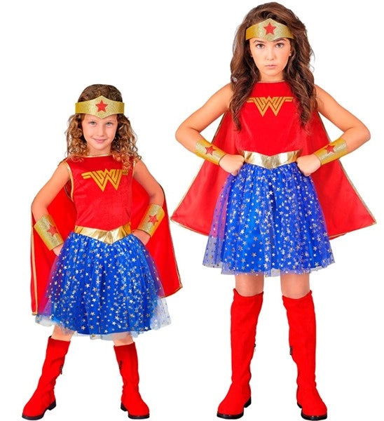 Widmann SRL Wonder girl kostuum Mees kinderen