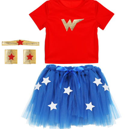 Widmann SRL Wonder woman jurkje kinderen 110cm