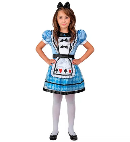 Widmann SRL Wonderland meisje kostuum Lynn kinderen