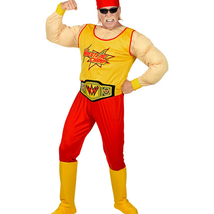 Widmann SRL Worstelaar pak Benny volwassenen