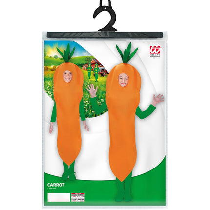 Widmann SRL Wortelpak Schrabbel kinderen unisex