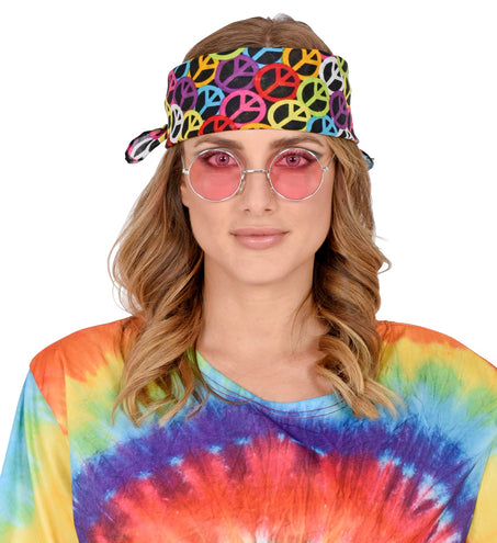 Widmann SRL Zakdoek Hippie bandana Peace