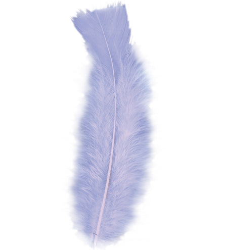 Widmann SRL zakje met 50 veertjes paars