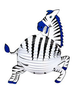 Widmann SRL Zebra lampion decoratie