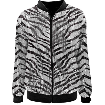 Widmann SRL Zebra print bomberjack
