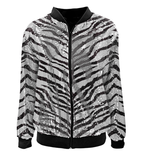Widmann SRL Zebra print bomberjack