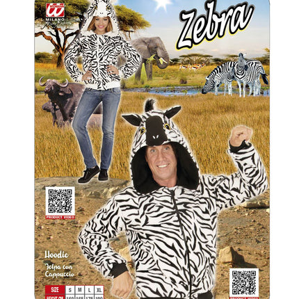 Widmann SRL Zebra truitjes met ritssluiting