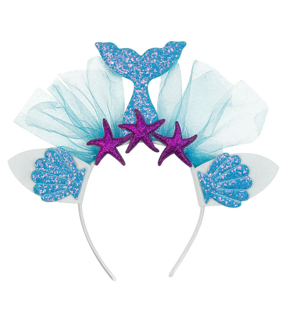 Widmann SRL Zeemeermin tiara blauw