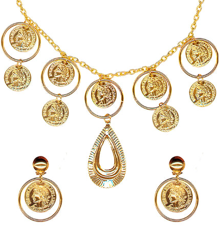 Widmann SRL Zigeuner ketting en oorbellen