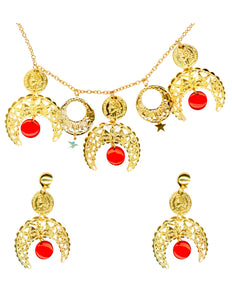 Widmann SRL Zigeunerin halsketting en oorbellen