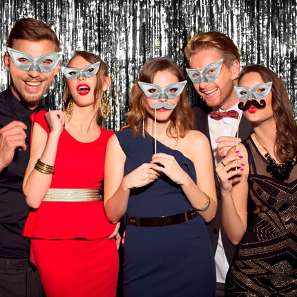 Widmann SRL Zilver oogmasker papillon