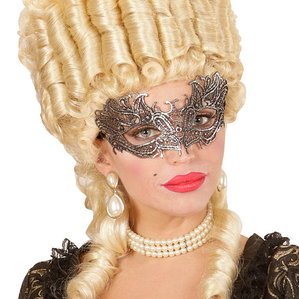 Widmann SRL Zilveren antieke oogmaskertjes