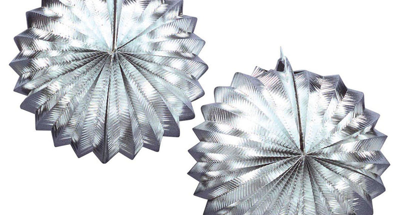 Widmann SRL Zilveren lampion bol 25cm