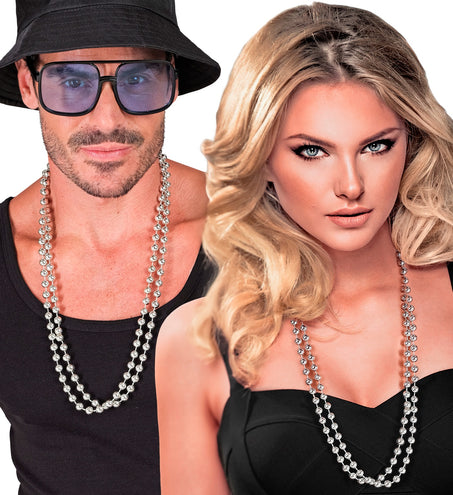 Widmann SRL Zilveren parelkettingen, set van 2