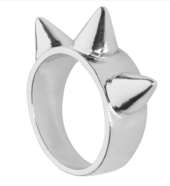 Widmann SRL Zilveren ring met 3 spikes