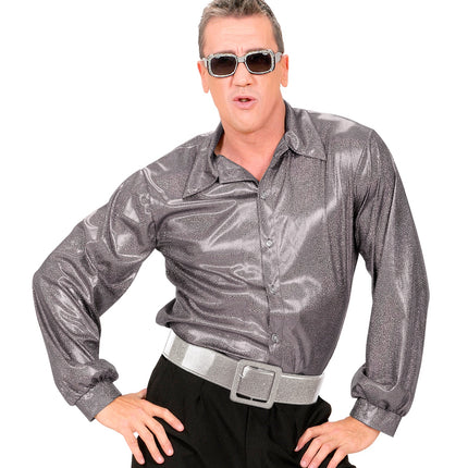 Widmann SRL Zilveren show riem