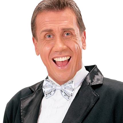 Widmann SRL Zilveren strik pailletten