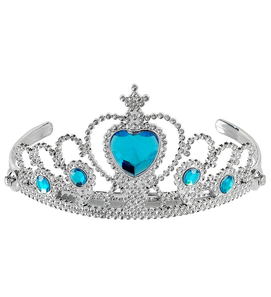 Widmann SRL Zilveren tiara met turquoise steentjes