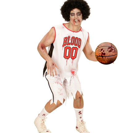 Widmann SRL Zombie basketbal kostuum voor Halloween