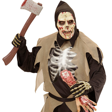 Widmann SRL Zombie masker met kap