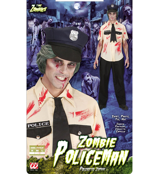 Widmann SRL Zombie politieman pak Halloween