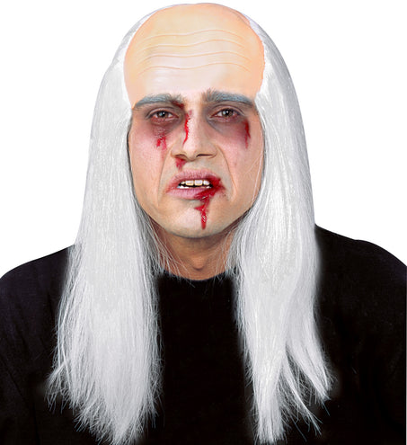 Widmann SRL Zombie pruik kale kop vleespet