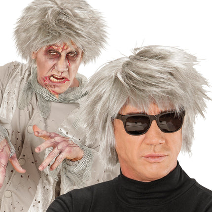 Widmann SRL Zombie pruik Ves wilde haren