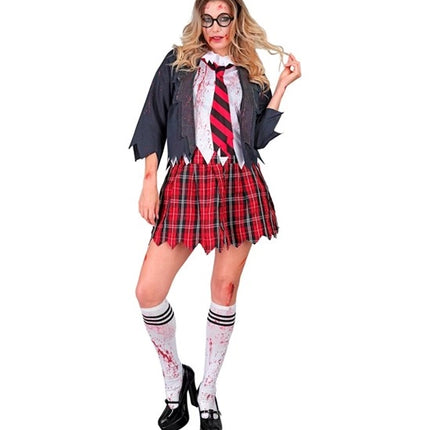 Widmann SRL Zombie schoolmeisje kostuum Emma dames