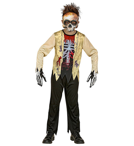 Widmann SRL Zombie skelet pak Karel kinderen
