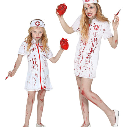 Widmann SRL Zombie verpleegster jurkje kinderen