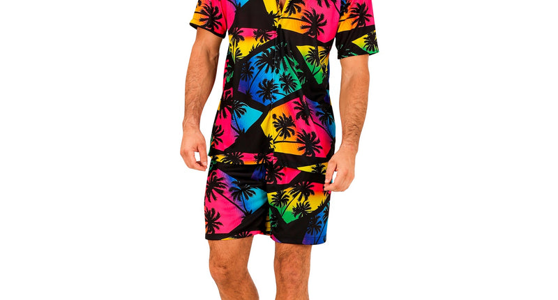 Widmann SRL Zomer party set  Palmtrees