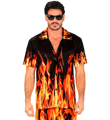 Widmann SRL Zomer partyshirt Flames